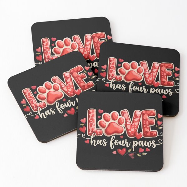 Item preview, Love Has Four Paws designed and sold by PawsAndPallette .