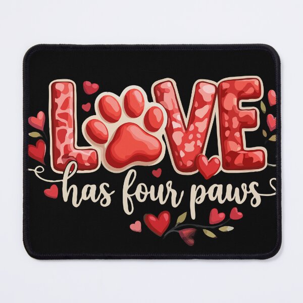 Item preview, Love Has Four Paws designed and sold by PawsAndPallette .