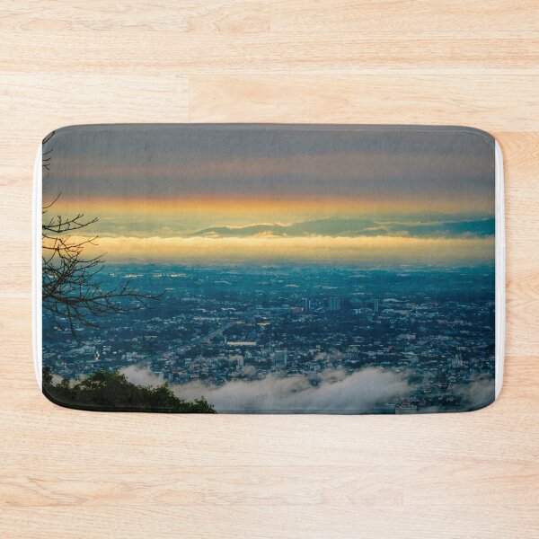 Item preview, Misty Sunrise Over Chiang Mai City designed and sold by Jomsunshine.