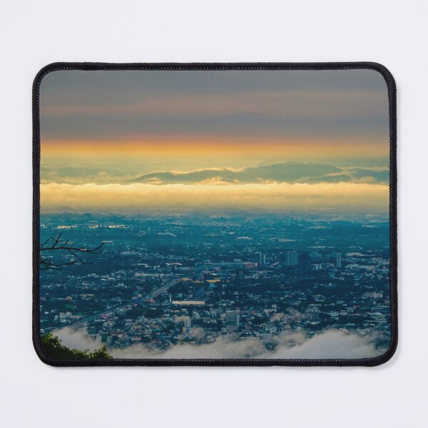 Item preview, Misty Sunrise Over Chiang Mai City designed and sold by Jomsunshine.