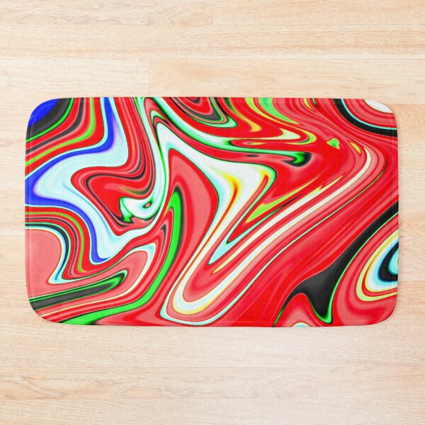 Item preview, Vibrant Liquid Marble Wave Design designed and sold by Happyabstract.