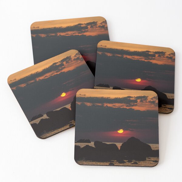 Item preview, Fiery Sunset Over the Rocks of Koh Samet designed and sold by Jomsunshine.
