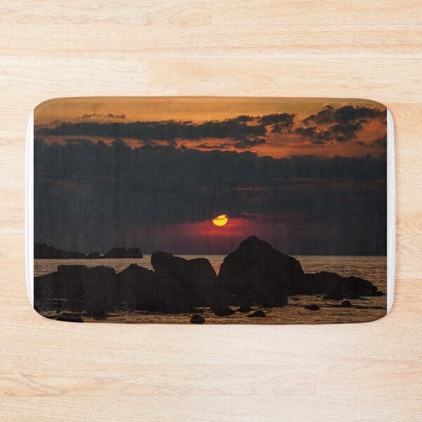 Item preview, Fiery Sunset Over the Rocks of Koh Samet designed and sold by Jomsunshine.