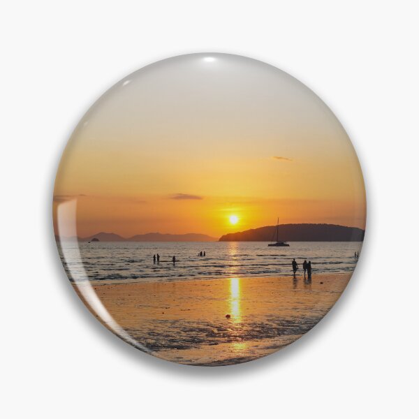 Item preview, Golden Sunset at Ao Nang Beach Krabi Thailand designed and sold by Jomsunshine.