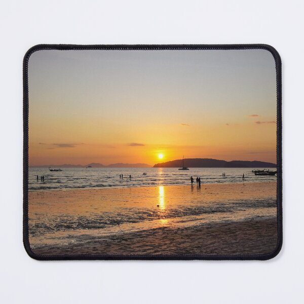 Item preview, Golden Sunset at Ao Nang Beach Krabi Thailand designed and sold by Jomsunshine.