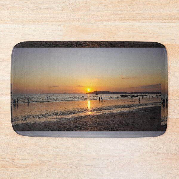 Item preview, Golden Sunset at Ao Nang Beach Krabi Thailand designed and sold by Jomsunshine.