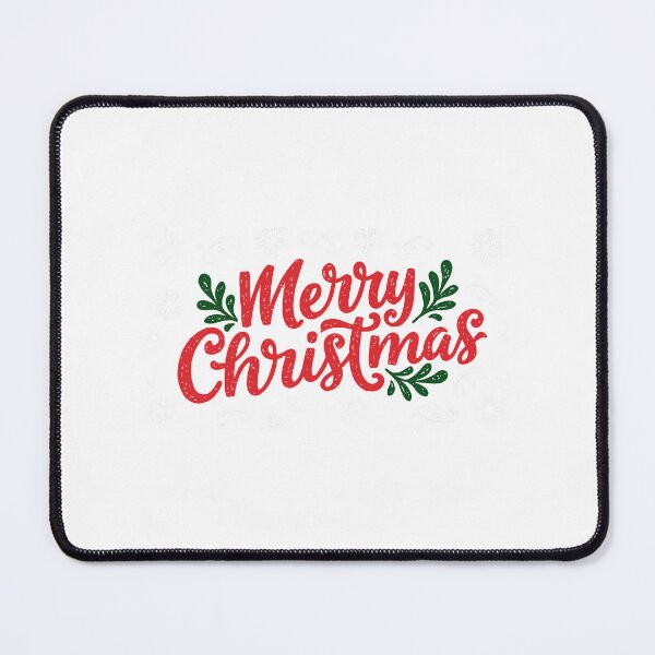 Item preview, Merry Christmas Hand Lettered Typography with Holly designed and sold by Ramona-Gliga.