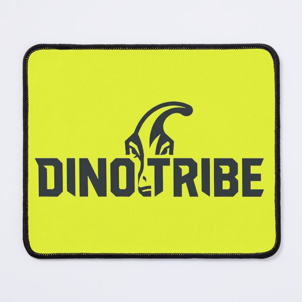 Item preview, Dino Tribe Logo Sticker | Parasaurolophus Dinosaur Mascot Design designed and sold by PreeCha Art & Co..