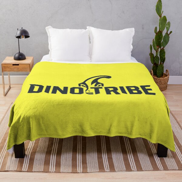 Item preview, Dino Tribe Logo Sticker | Parasaurolophus Dinosaur Mascot Design designed and sold by PreeCha Art & Co..