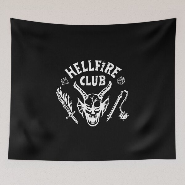 Item preview, Hellfire Club - Stranger things - Monochrome designed and sold by Arcadium Collections .