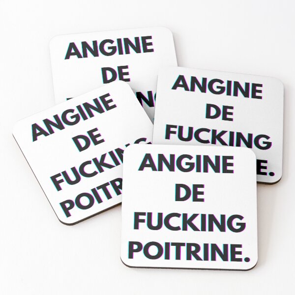 Item preview, F*cking Chest Angina (fan art) designed and sold by PopCultureAndStuff.