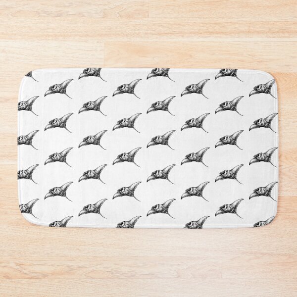 Item preview, Vintage Woodcut Manta Ray Illustration designed and sold by DuckOddity.