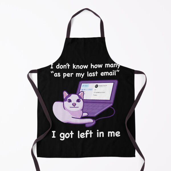 Item preview, As Per My Last Email Funny Cat Office Humor designed and sold by TypeRiotStudio.