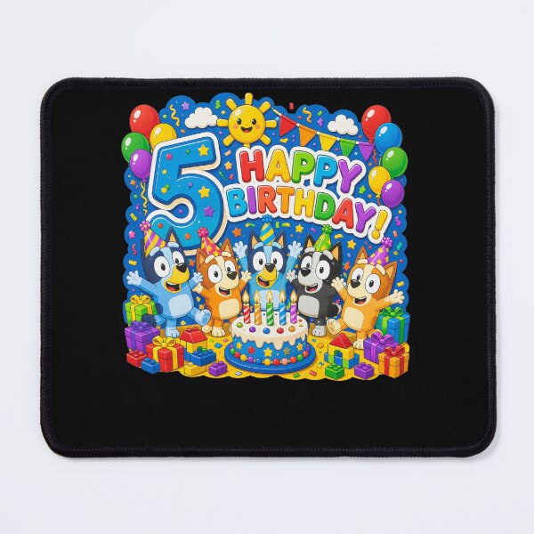 Item preview, Five Canine Friends 5th Birthday Celebration designed and sold by TijanaARTSt88.