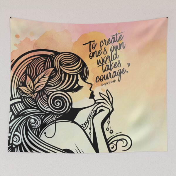 Item preview, To create one's own world takes courage designed and sold by redblacklabel.