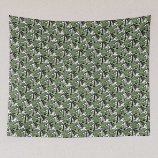 Item preview, Abstract Marble Butterflies in Green and White designed and sold by Artistestella.