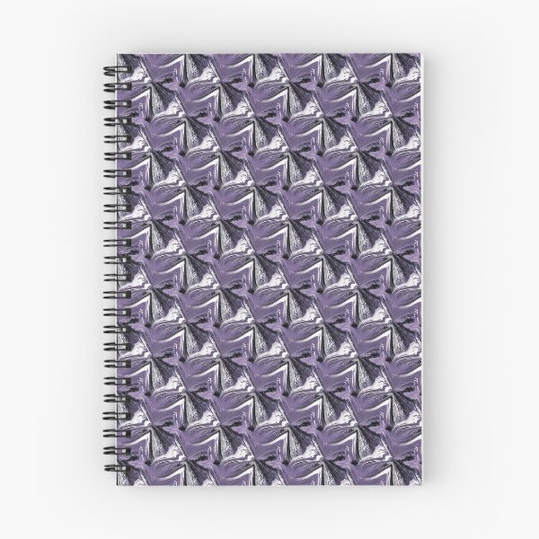 Item preview, Abstract Marble Butterflies in Purple and White designed and sold by Artistestella.