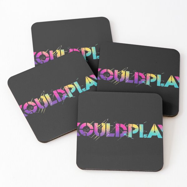 Item preview, couldplay funny music typography rainbow paint splatter designed and sold by lifrary365.
