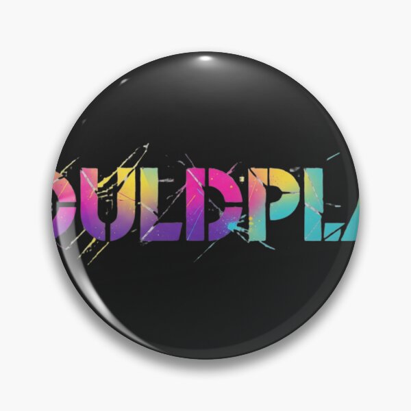 Item preview, couldplay funny music typography rainbow paint splatter designed and sold by lifrary365.