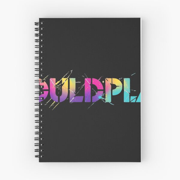 Item preview, couldplay funny music typography rainbow paint splatter designed and sold by lifrary365.