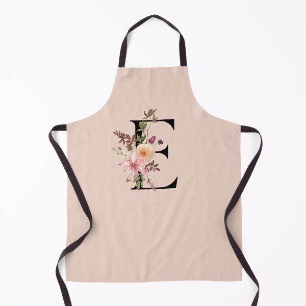 Item preview, Letter E Vintage Florals designed and sold by WildAliceArt.