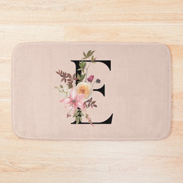 Item preview, Letter E Vintage Florals designed and sold by WildAliceArt.