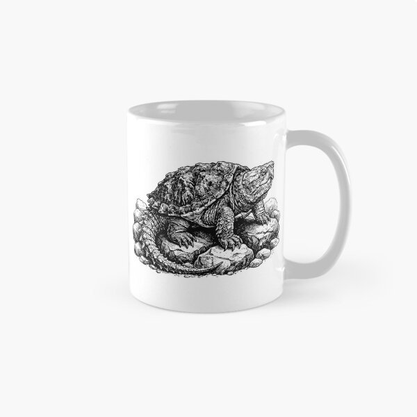 Item preview, Vintage Woodcut Bighead Turtle Illustration designed and sold by DuckOddity.