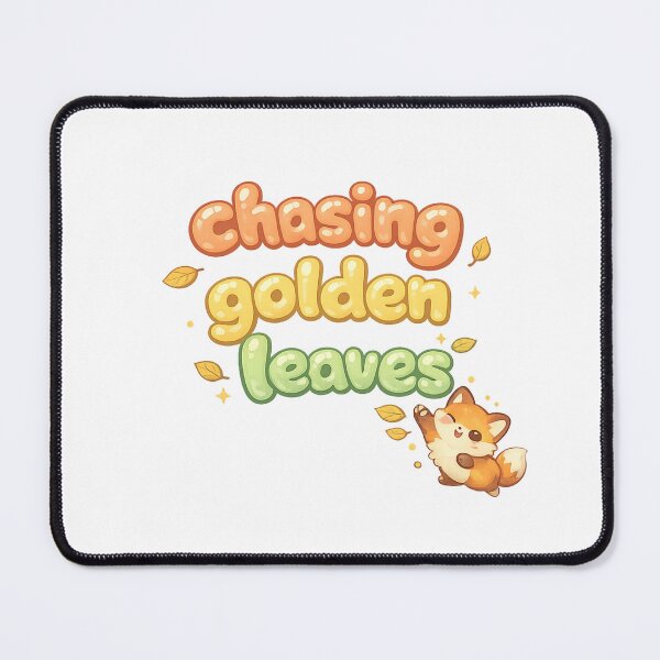 Item preview, Chasing Golden Leaves Fox Sticker | Cute Autumn Woodland Fox Gift designed and sold by Moonveil_Studio.