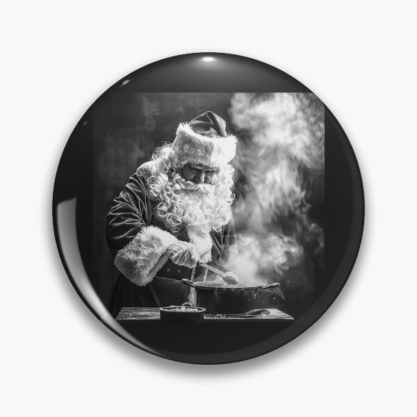 Item preview, Santa Cooking a Magical Christmas Feast designed and sold by inkoutninja.