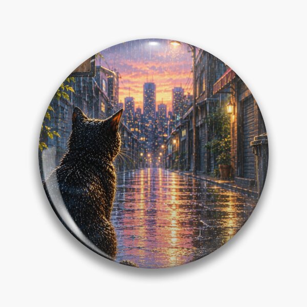 Item preview, Stray Alley Cat in the Rain designed and sold by Mindworx21.