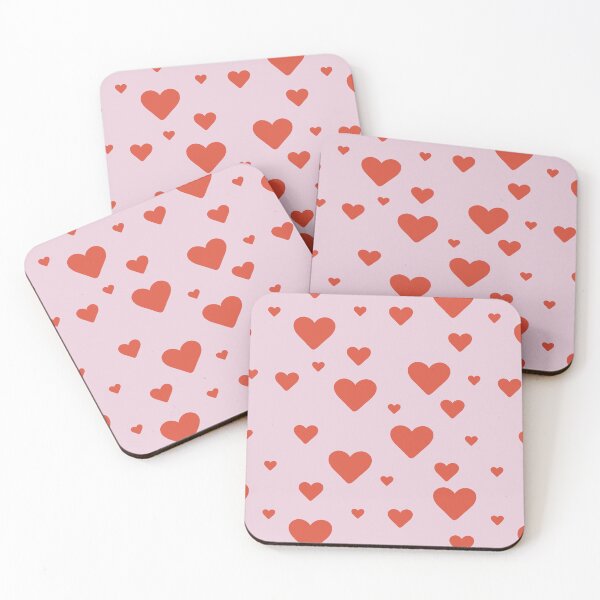 Item preview, Red hearts designed and sold by Manic Purgatory.