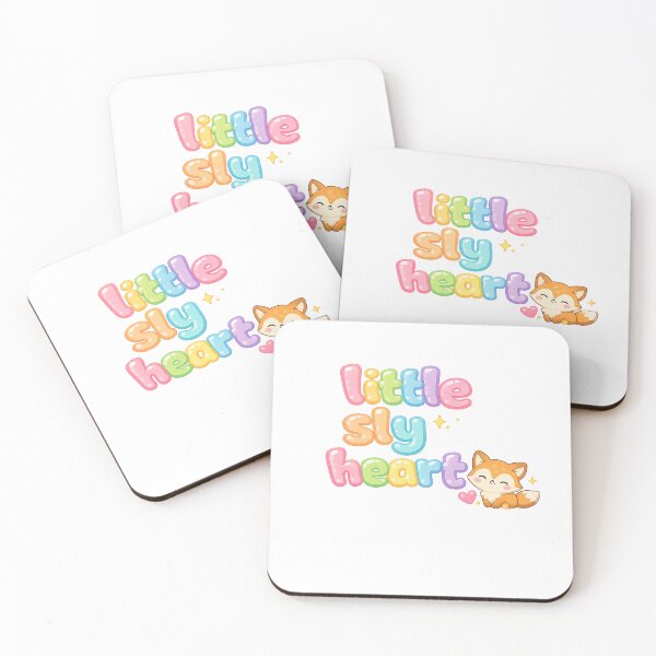 Item preview, Little Sly Heart Fox Sticker | Cute Kawaii Fox Lover Gift designed and sold by Moonveil_Studio.