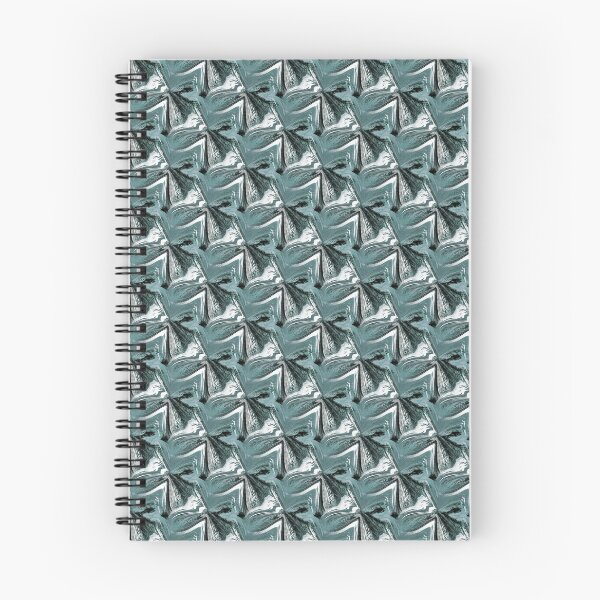 Item preview, Abstract Marble Butterflies in Teal and White designed and sold by Artistestella.