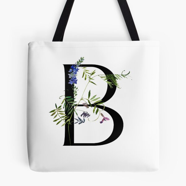 Item preview, Letter B Midsummer Flowers designed and sold by WildAliceArt.