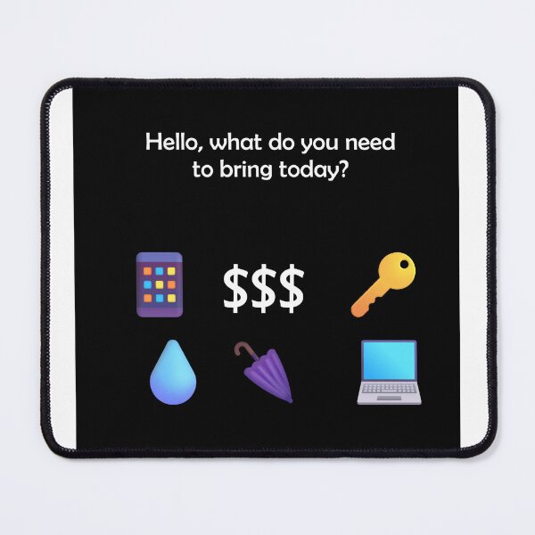 Item preview, Personalized Reminder Matt designed and sold by Zamantha Studio.