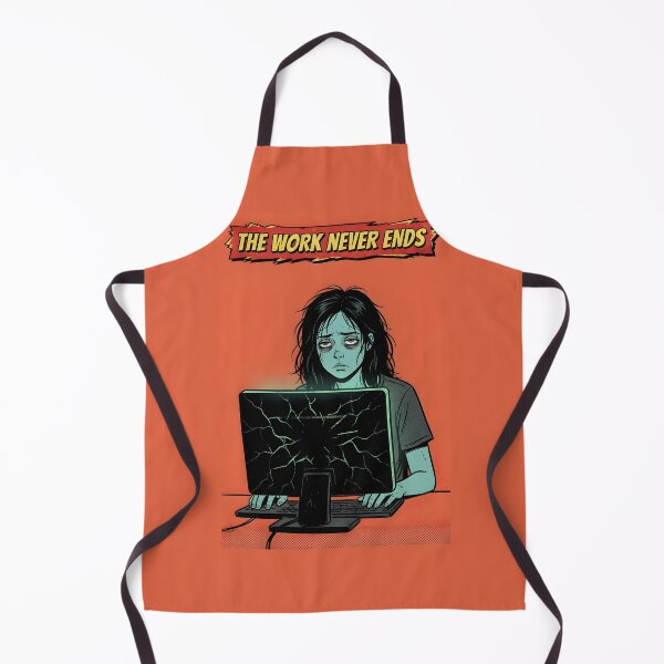 Item preview, The Work Never Ends Dark Comic Art designed and sold by DuckOddity.