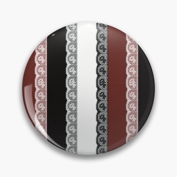 Item preview, Gothic Lace Ribbon Black White Red Stripes Seamless Pattern designed and sold by TheFlyingBunny.