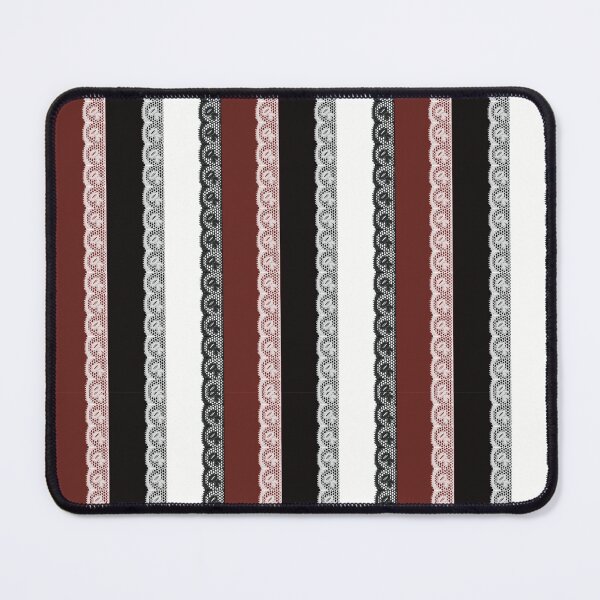 Item preview, Gothic Lace Ribbon Black White Red Stripes Seamless Pattern designed and sold by TheFlyingBunny.