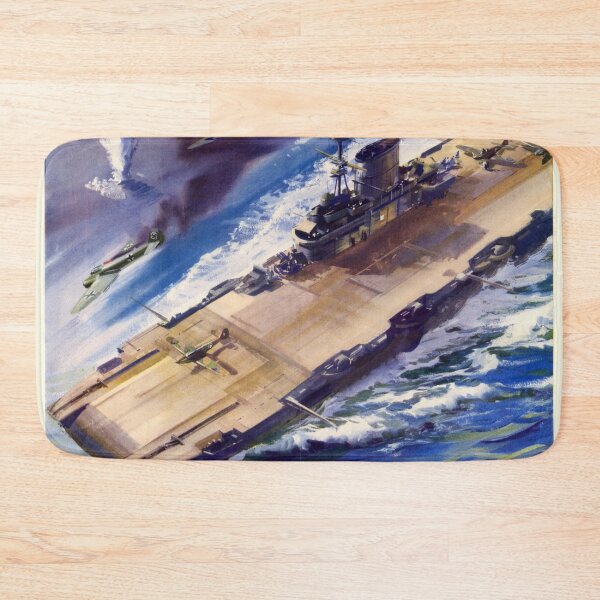 Item preview, World War II British Propaganda Poster | Help Britain Finish the Job | RAF Aircraft & Naval Power | Vintage Art Print designed and sold by artofuniverse.