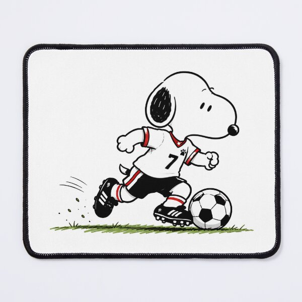 Item preview, Snoopy Soccer Graphic, Cute Football Cartoon Design designed and sold by artizallart.