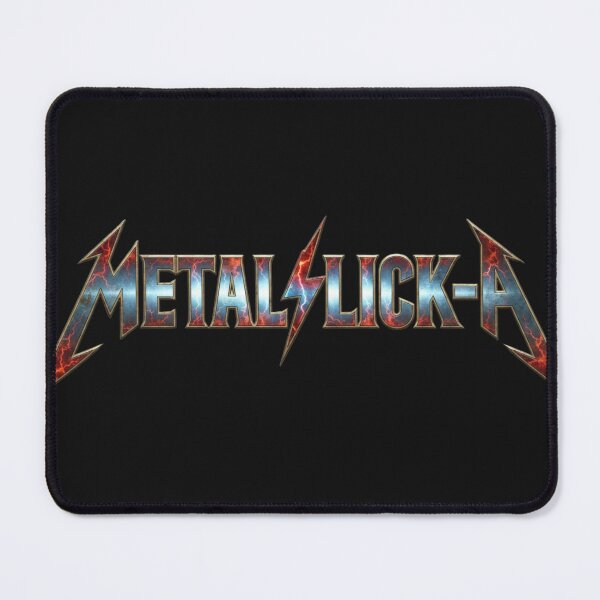 Item preview, metallick-a funny heavy metal parody electric lightning typography designed and sold by lifrary365.