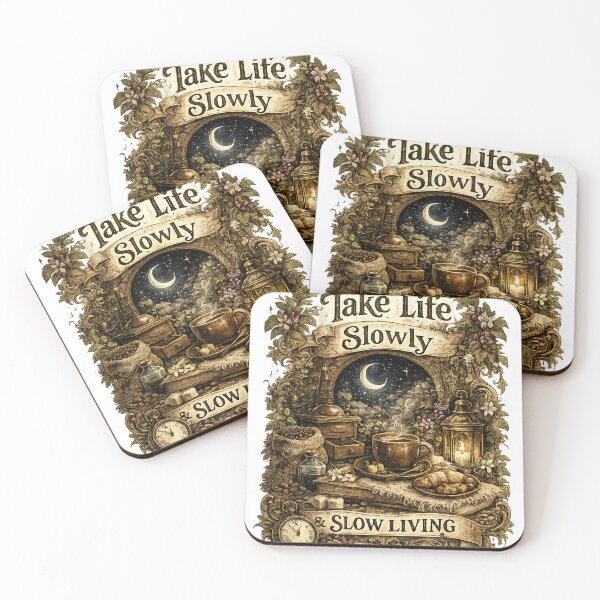 Item preview, Take Life Slowly Coffee Ritual designed and sold by KADHomes.
