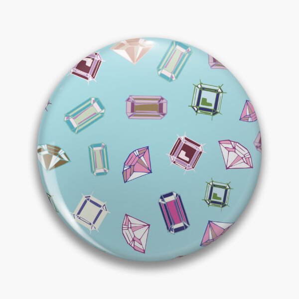 Item preview, Gemstone Jewel Diamond Crystal Scatter Pattern designed and sold by LauraCoxArt.