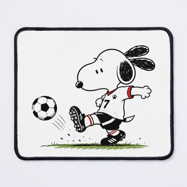 Item preview, Snoopy Soccer Player Graphic Fun Cartoon Design designed and sold by artizallart.