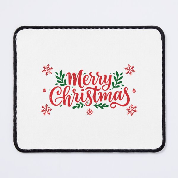 Item preview, Merry Christmas Hand Lettered Typography with Holly designed and sold by Ramona-Gliga.