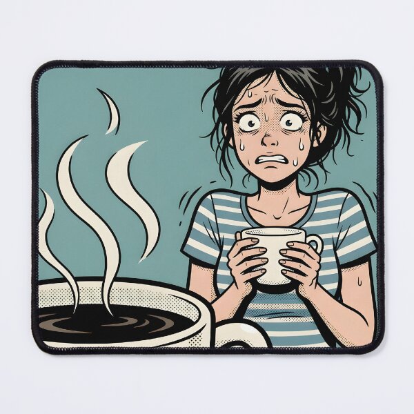 Item preview, Caffeine Is My Only Fuel Comic Poster designed and sold by DuckOddity.