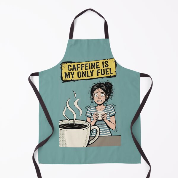 Item preview, Caffeine Is My Only Fuel Comic Poster designed and sold by DuckOddity.
