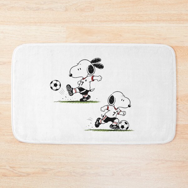 Item preview, Snoopy Soccer Cute Football Cartoon Design, Vintage Sports Artwork designed and sold by artizallart.