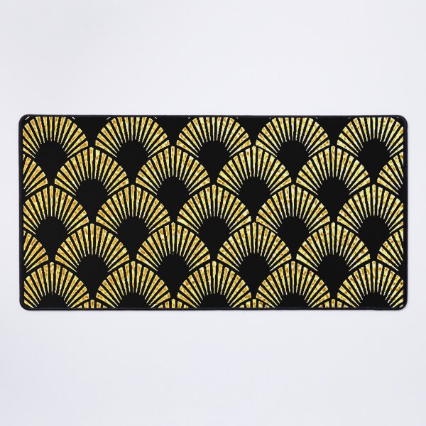 Item preview, Romantic Gold-Hues And Black Art Deco Pattern designed and sold by DEC02.