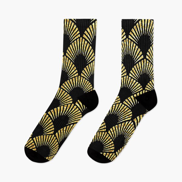 Item preview, Romantic Gold-Hues And Black Art Deco Pattern designed and sold by DEC02.